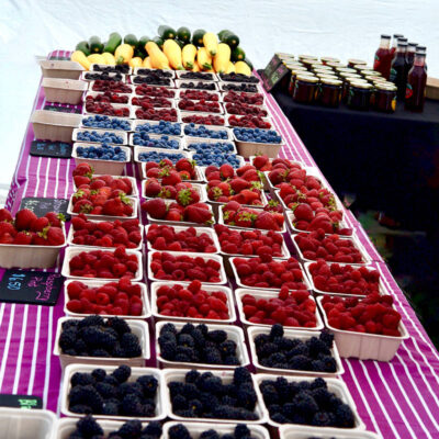 Farmer's market fresh fruit Fraser Valley private tours